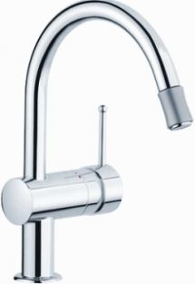Grohe Minta keukenmengkraan rond uittrekbaar